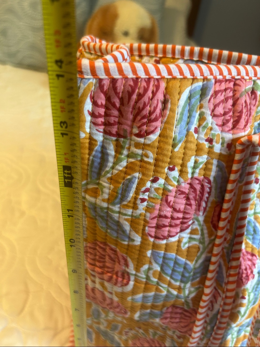 Artisan-crafted Quilted Tote Bag - Picture 6 of 7